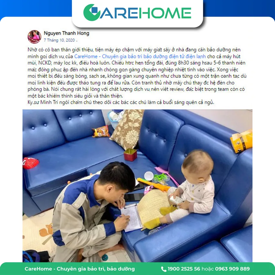 Phản hồi thật của khách hàng CareHome số 13