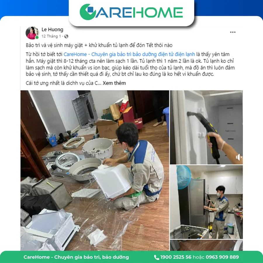 Phản hồi thật của khách hàng CareHome số 15