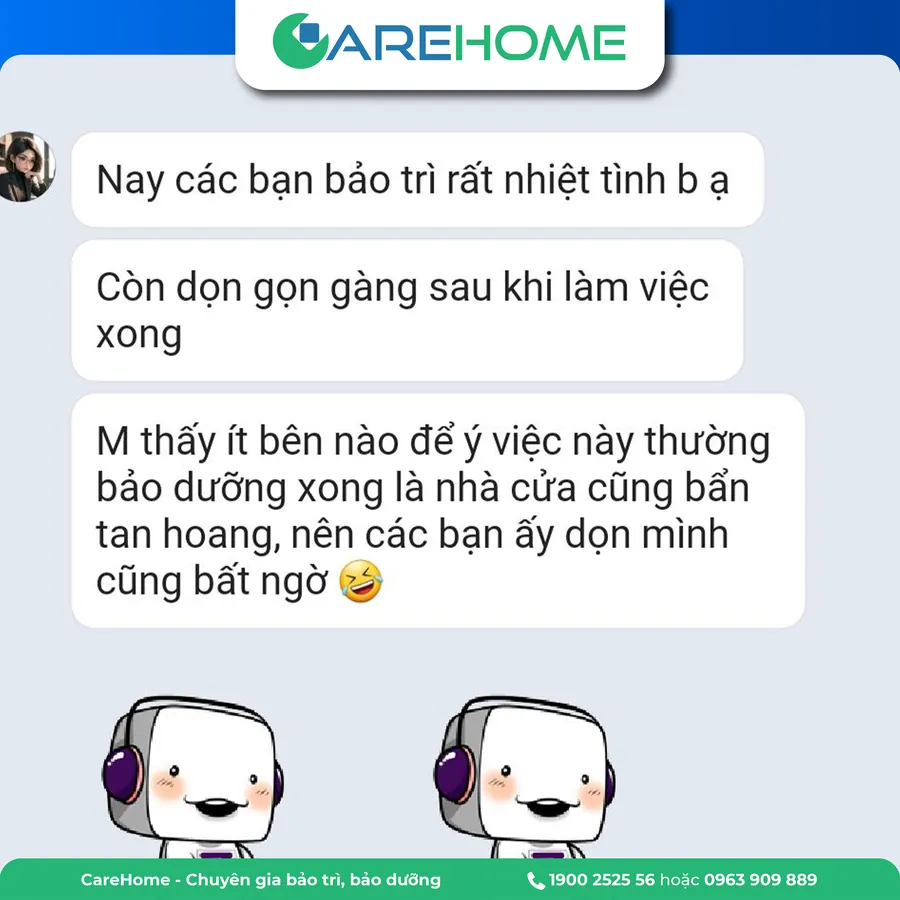 Phản hồi thật của khách hàng CareHome số 17