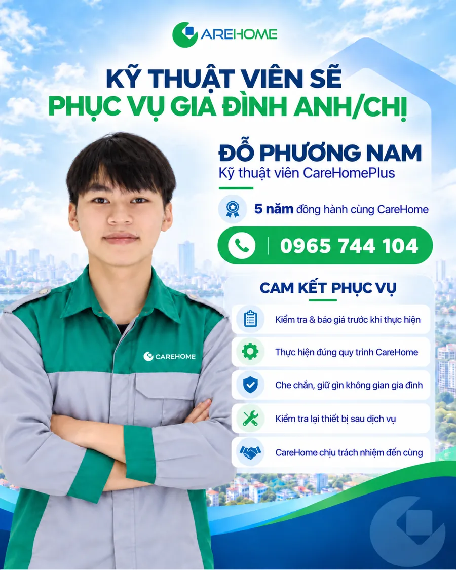 Kỹ thuật viên CareHomePlus Đỗ Phương Nam – 5 năm đồng hành cùng CareHome